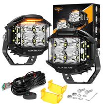Pods LED Auxbeam V-MAX Serie 92W Redondos para Conducción Offroad