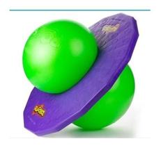 Pogobol Roxo E Verde Estrela Forma Redondo