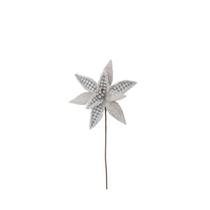 Poinsetia de Natal Cinza 65 cm Poinsetia de Natal Cinza 65 cm