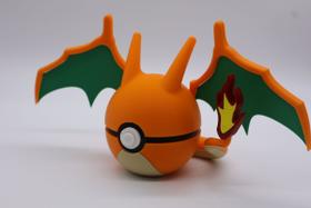 Pokebola Charizard Pokemon Decorativa