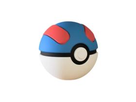 Pokebola De Captura Pokémon Great Ball Azul