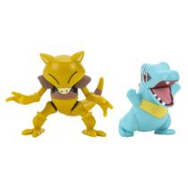 Pokémon 2 Figuras de Ação de 5cm - Abra e Totodile - Sunny 2674