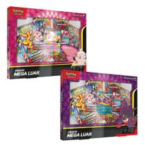 Pokemon 2x Box Coleção Mega Luar - Clefable e Gengar Copag - 37165