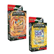 Pokemon 2x Decks Batalha Ex Victini e Miraidon Copag - 34312 Pokemon 2x Decks Batalha Ex Victini e Miraidon Copag - 34312