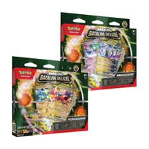 Pokemon 2x Decks de Batalha Deluxe TCG Miraidon e Koraidon Copag - 34684