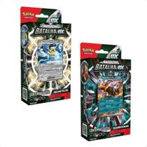 Pokemon 2x Decks de Batalha Ex Melmetal e Houndoom Máscaras do Crepusculo EV6 Copag - 33946