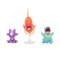Pokémon 3 Figuras Toxel, Totodile e Magikarp - Sunny 2603 7899573626037
