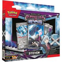 Pokemon Baralho Batalha de Rivais Steven 60 Cartas Copag TCG Pokemon Baralho Batalha de Rivais Steven 60 Cartas Copag TCG