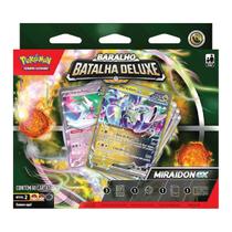 Pokemon Baralho Batalha Deluxe Miraidon EX 60 Cards Pronto para Jogar