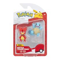 Pokémon Battle Figure Pack Sunny Figuras Pokemon Magby e Squirtle