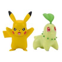Pokémon Battle Ready Figura Pack Pikachu e Chikorita - 2675 - Sunny