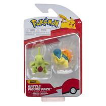 Pokémon Battle Ready Figure Pack Larvitar e Cyndaquil - 2676 - Sunny