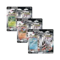 Pokémon blister quadruplo ev10.5 fogo branco e raio preto sortido - copag 35899