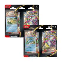 Pokemon Blister Quádruplo ME01 Mega Evolução Golduck e Psyduck Copag - 35659