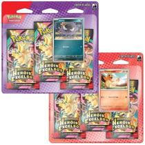 Pokémon Blister Triplo Heróis Excelsos 1 Unidade Sortido - Copag Pokémon Blister Triplo Heróis Excelsos 1 Unidade Sortido - Copag