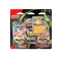 Pokémon Blister Triplo Megaevolução - Equilíbrio Perfeito ME3 Pokémon Blister Triplo Megaevolução - Equilíbrio Perfeito ME3