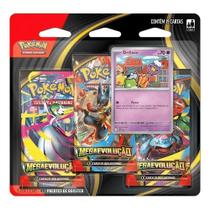 Pokemon blister triplo megaevolucao unidade - copag 35657
