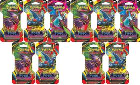 Pokemon Blister Unitario Fogo Fantasmagorico Kit com 10 Pokemon Blister Unitario Fogo Fantasmagorico Kit com 10
