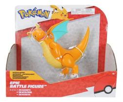 Pokémon Boneco 20 cm Articulado Dragonite Batalha Épica Sunny