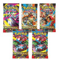 Pokémon Booster Mega Evolução Kit com 5 Unidades Pokémon Booster Mega Evolução Kit com 5 Unidades