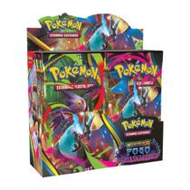 Pokémon Box 36 Booster Megaevolução Fogo Fantasmagórico Mega Charizard Trading Card Game Coleção TCG