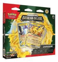 Pokémon Box Coleção Baralho De Batalha Deluxe Tcg Zapdos Ex
