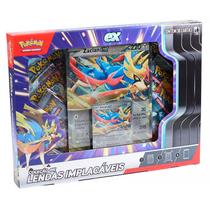 Pokémon Box Coleção EX Lendas Implacáveis Zacian 38 Cartas 100-10392 35239 - Copag Pokémon Box Coleção EX Lendas Implacáveis Zacian 38 Cartas 100-10392 35239 - Copag