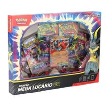 Pokémon Box Coleção Mega Lucario Ex Copag