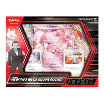 Pokémon Box Coleção Mewtwo EX da Equipe Rocket 40 Cartas 10167 35579 - Copag