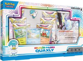 Pokémon Box Coleção Paldea Quaxly Tcg Copag