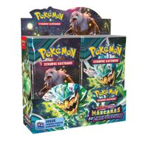 Pokemon Box com 36 Boosters Escarlate e Violeta 6 Mascaras do Crepúsculo Jogo de Cartas Copag 42162