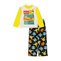 Pokemon Boys's Pajama Set, Fave Four, 4