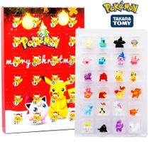 Pokemón Calendário De Advento Natal 24 Miniaturas - Tipo A Pokemón Calendário De Advento Natal 24 Miniaturas - Tipo A