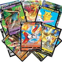 Pokemon Cards 50 Cartão Variado Lote com Pokémon V Garantido