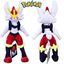 Pokémon Cinderace de Pelúcia 40cm - Evolução do Scorbunny e Raboot