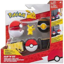 Pokémon Cinto Com Pokébola e Boneco Pikachu Sunny 2607