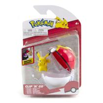 Pokémon Clip 'n' Go Mini Figura Pikachu e Repeat Ball