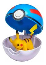 Pokémon Clip' N' Go - Pikachu - Colecionável Com Pokébola