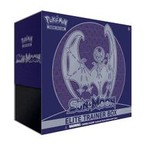 Pokémon Elite Trainer Box Sun & Moon Lunala com pacotes de reforço