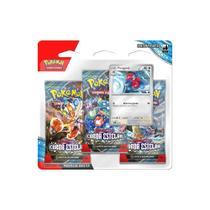 Pokémon Escarlate e Violeta 7 Coroa Estelar Porygon 2 Blister Triplo Com 19 Cartas Pokémon Escarlate e Violeta 7 Coroa Estelar Porygon 2 Blister Triplo Com 19 Cartas