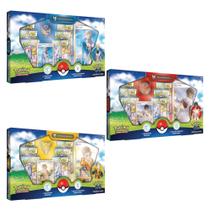 Pokemon Estampas Ilustradas Go 3 Boxes Equipe Valor, Sabedoria e Instinto Copag - 31343