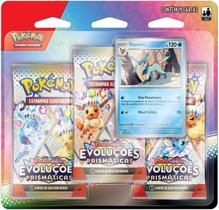 Pokemon evolucoes prismaticas blister triplo - copag