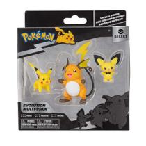 Pokémon Evolution Multi Pack Pichu, Pikachu e Raichu 3295