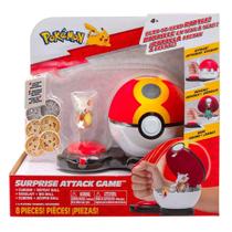 Pokemon - Figura 4cm Ataque Surpresa - Cubone + Repeat Ball - Sunny Brinquedos Pokemon - Figura 4cm Ataque Surpresa - Cubone + Repeat Ball - Sunny Brinquedos