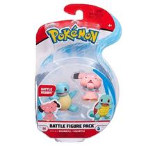 Pokémon Figura de Ação Snubbull e Squirtle