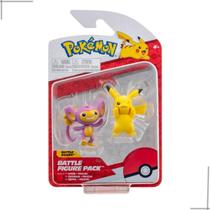 Pokémon - Figuras De Ação - Aipom e Pikachu - Sunny Pokémon - Figuras De Ação - Aipom e Pikachu - Sunny