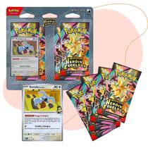 Pokemon Heróis Excelsos Mega Evolução 25 Cartas PACK CINZA Pokemon Heróis Excelsos Mega Evolução 25 Cartas PACK CINZA