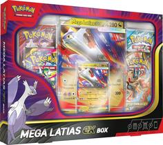 Pokémon Mega Latias EX Caixa com Cartas Holográficas e Lenticulares Pokémon Mega Latias EX Caixa com Cartas Holográficas e Lenticulares