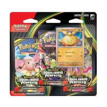Pokémon Megaevolução Equilíbrio Perfeito Blister Triplo Makuhita Pokémon Megaevolução Equilíbrio Perfeito Blister Triplo Makuhita