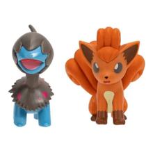 Pokémon - Mini Figura Ação - Deino e Vulpix - TOMY